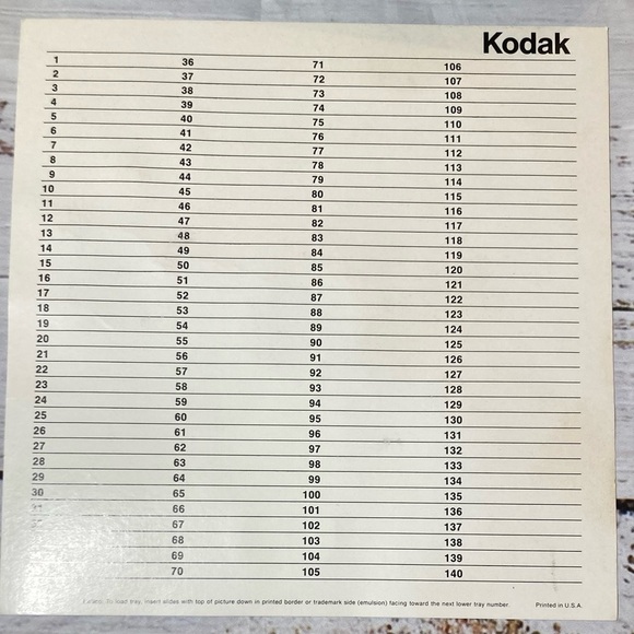 Kodak Carousel Transvue 140 Slide Tray Vintage for Projector Slides - Picture 2 of 8